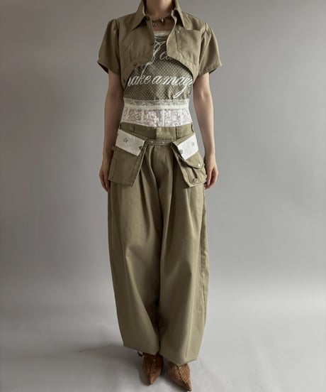 【Chinatsu Aoyama】 RE Apron / 260702-006