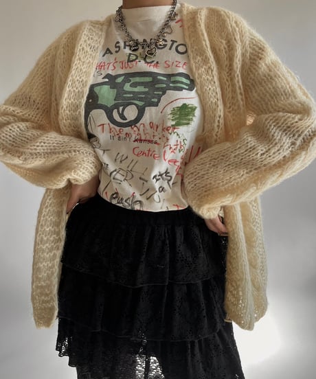 【USED】 Made in Italy Mohair Knit Cardigan /250111-013