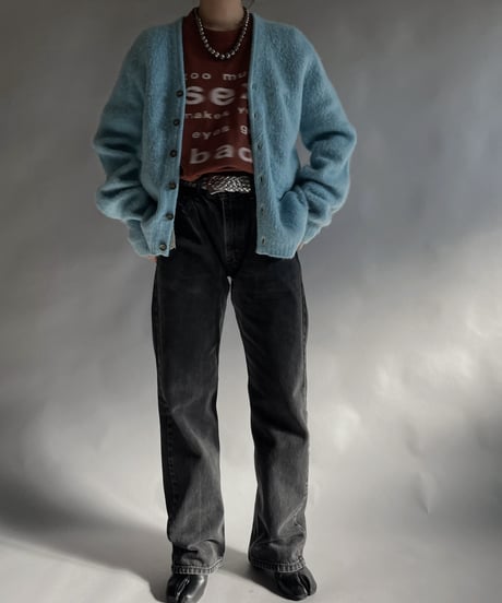 【USED】 Vintage Brian Dac Neil Mohair Cardigan / 240101-029