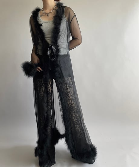 【USED】 Fur Dress One-Piece/241006-019