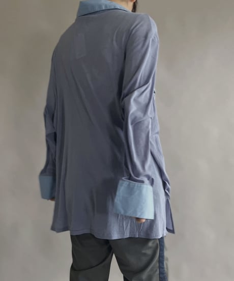 【USED】 Nylon See-through Shirt / 230218-012