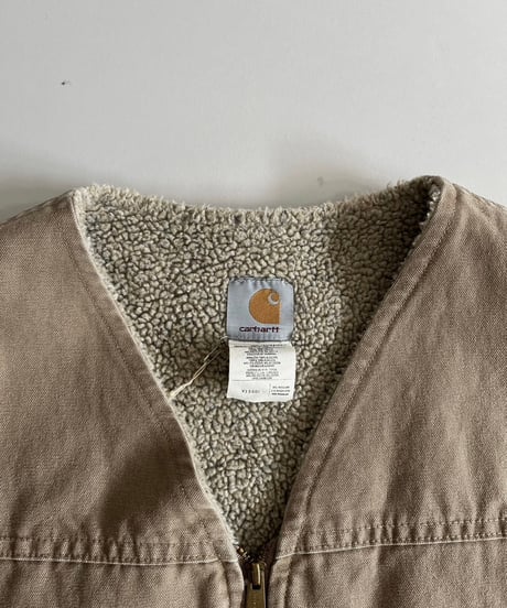 【USED】 Made in USA Carhartt Duck Vest /250222-008