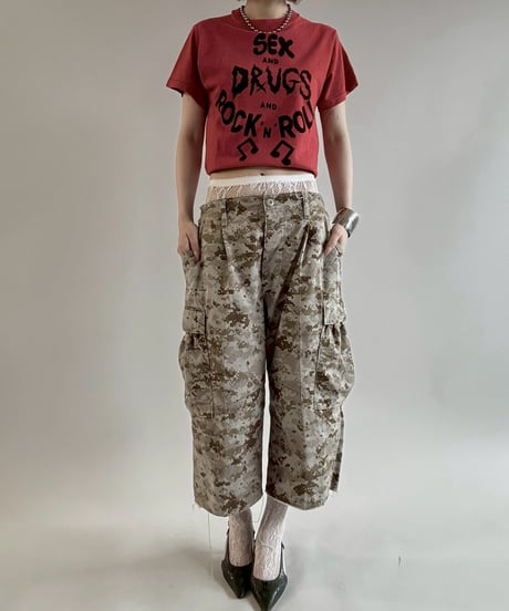 【USED】 Cutoff Military Shorts / 250621-011