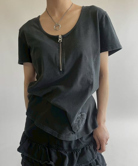 【USED】  Harley-Davidson Zip Design Top /250426-021