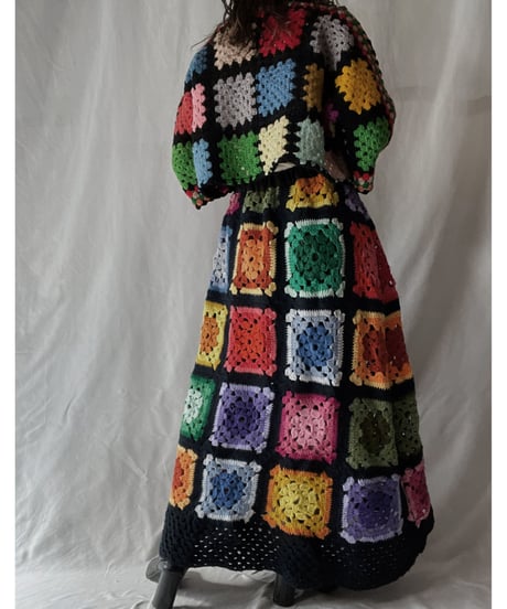 【RE;CIRCLE】 RE Granny Long Skirt④/211110-011
