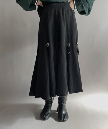 【USED】  Circle T By Marilyn Lenox Long Skirt  / 221126-037