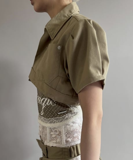 【Chinatsu Aoyama】 RE Makers Shirt Khaki / 260702-005