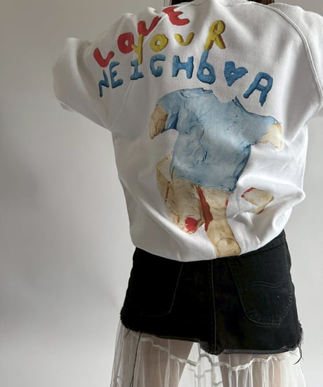 【USED】 END IS NEAR 90's Jerzees L/S Sweat Top /250329-026