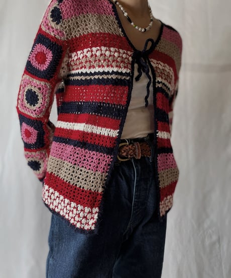 【USED】  Crochet L/S Cardigan/210825-046