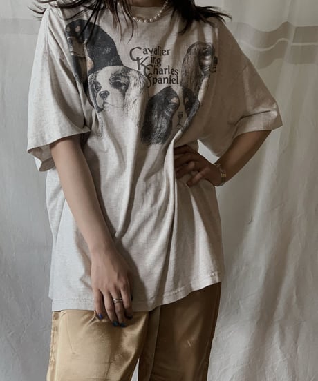 【USED】S/S T-shirt DOG⑥/210604-015