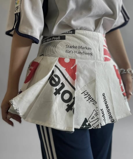 【RE;CIRCLE】RE Eco-Friendly Bag Pleats Mini Skirt/ 240613-011