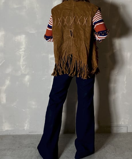 【USED】 Suede Vest  / 201125-004