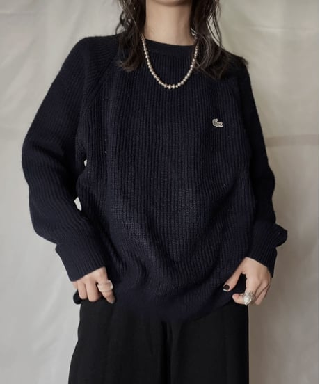 【USED】 LACOSTE Acrylic Knit ⑭ / 220111-026