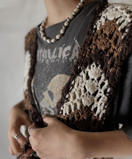 【USED】  Crochet Vest/210825-032