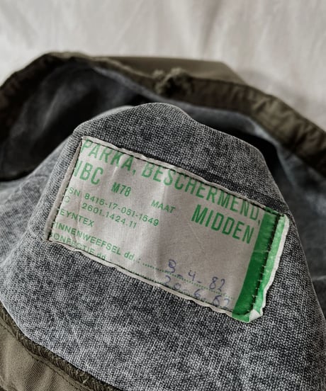 【USED】 Netherlands Chemist Anorak Hoodie / 220107-025