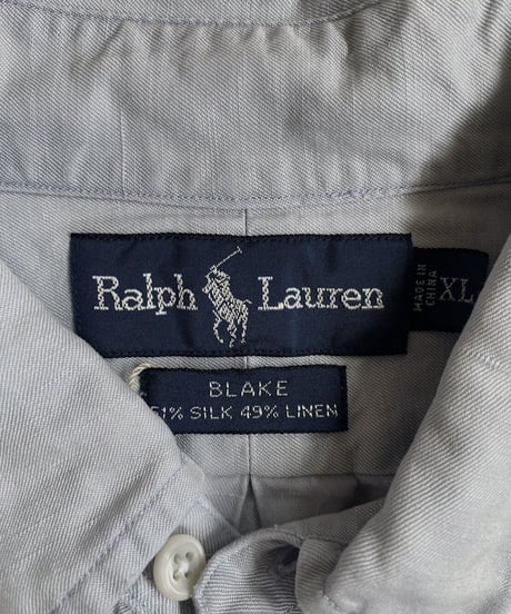 【USED】 Ralph Lauren L/S linen silk Shirt / 230605-011