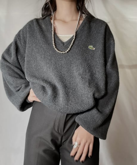 【USED】 LACOSTE Acrylic Knit ⑩ / 220111-022