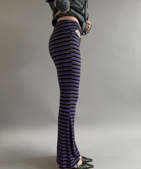 【USED】 I.AM.GIA Purple Stripe Design Pants / 251101-012