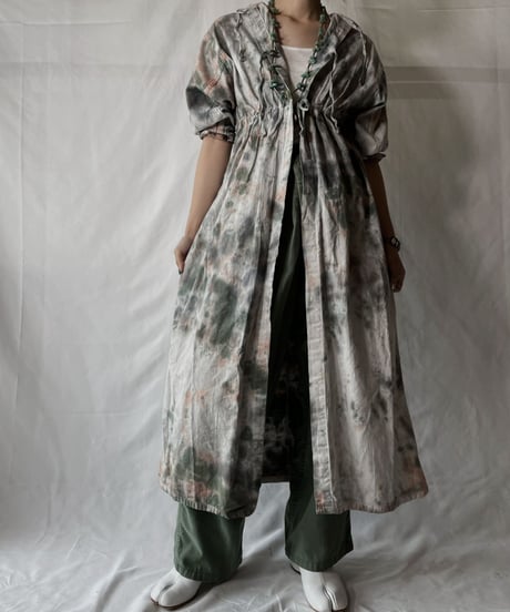 【RE;CIRCLE】  RE Tie-dyed Medical S/S Gown③/20210819-037