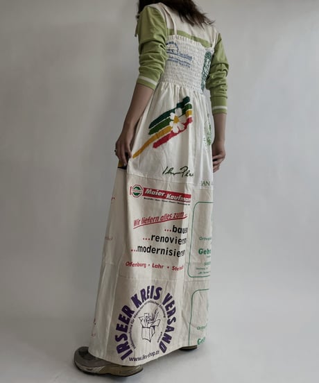 【RE;CIRCLE】 RE Eco-Friendly Bag Shirring One-piece / 220825-016
