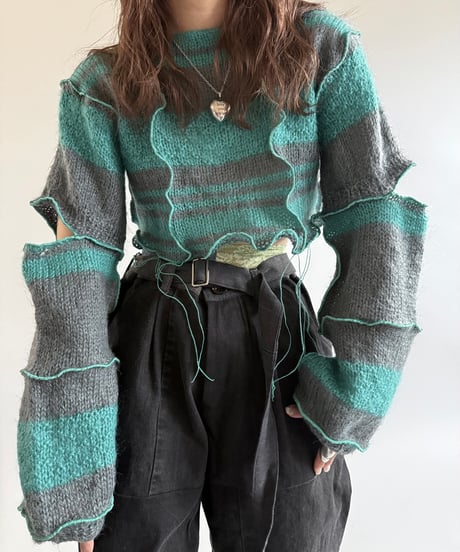 【RE;CIRCLE】 RE Mellow Knit Top/241226-005