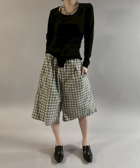 【USED】 194 Zip Design Nylon Shorts /260307-011