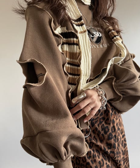 【RE;CIRCLE】 RE Mellow Sweat Top + Muffler  /  241226-001