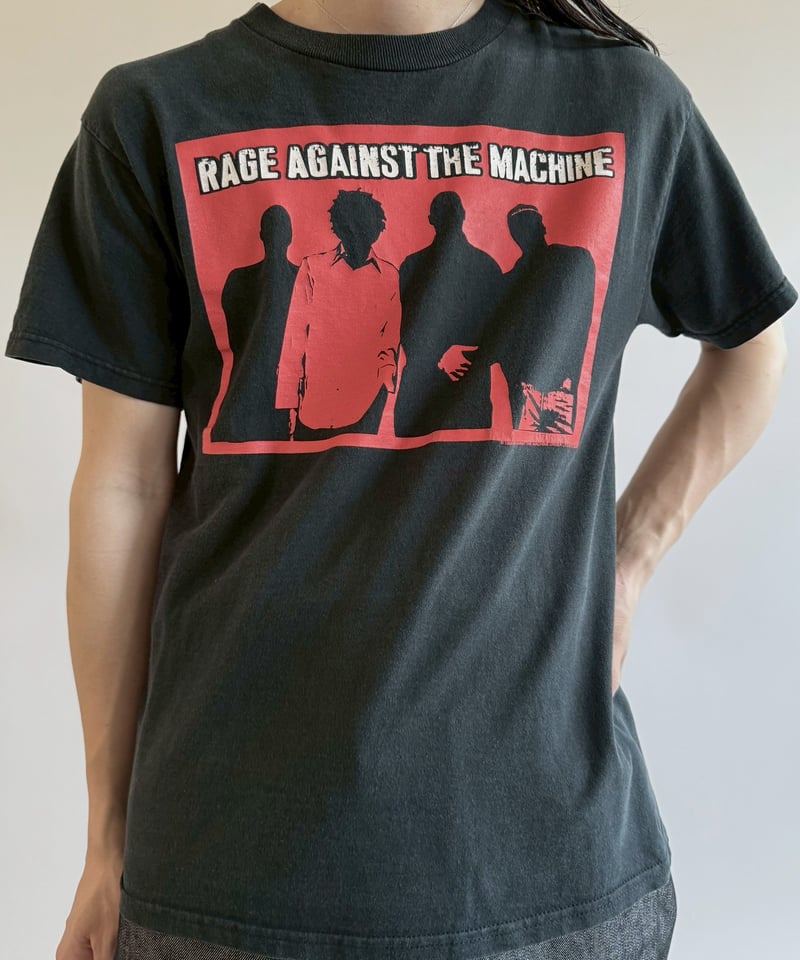 USED】 90's GIANT RAGE AGAINST THE MACHINE T-Sh