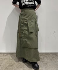 【RE;CIRCLE】 RE ARMY Flap Skirt/ 250703-003