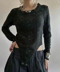 【RE;CIRCLE】 RE Rib Knit Leotard Top / 261001-004