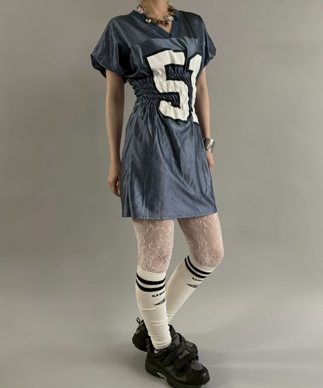【RE;CIRCLE】 Shirring Football Shirt  /  250904-009