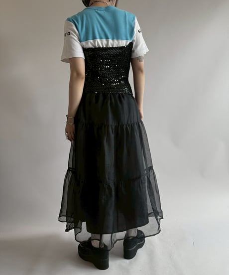 【USED】 Sheer Long Skirt / 250705-021