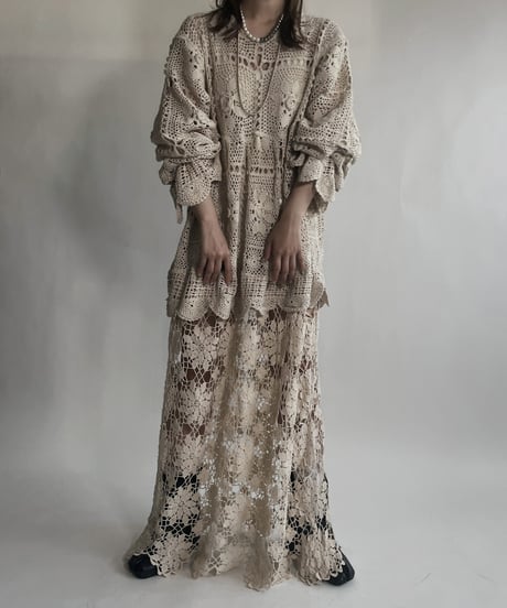 【RE;CIRCLE】 RE Crochet Lace One-piece / 220623-002