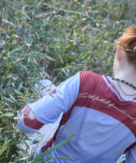 【NEW】Chinatsu Aoyama × UMBRO Tule Tee Burgundy  /  250315-002
