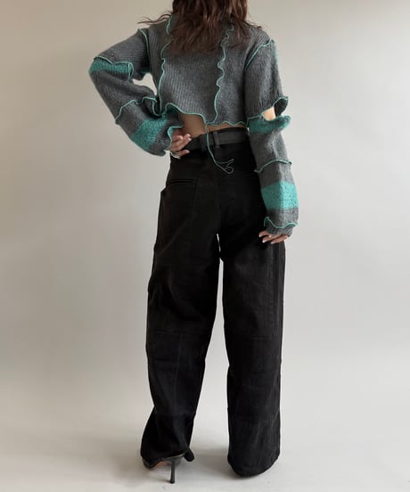 【RE;CIRCLE】 RE Mellow Knit Top/241226-005