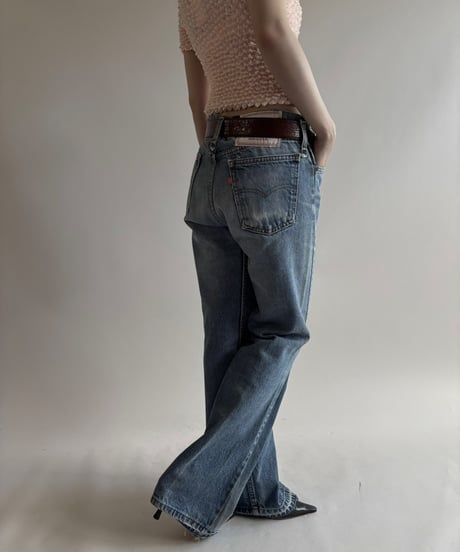 【USED】J Bush Hollywood Creathions Flare Denim Pants/250816-010