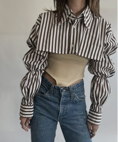 【RE;CIRCLE】 RE Puff Sleeved Shirt / 220630-001