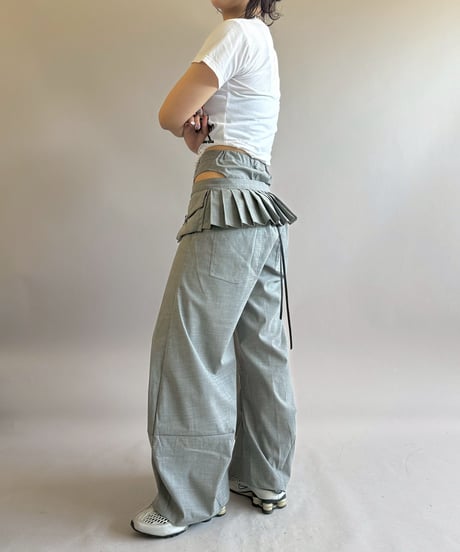 【RE;CIRCLE】 RE Suit Pleats Bag / 260514-008