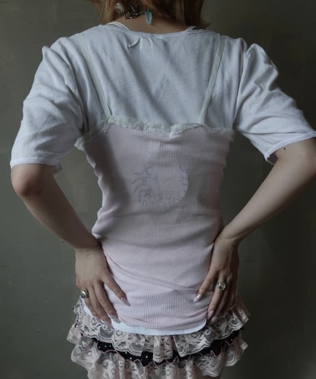 【RE;CIRCLE】 Re Embroidered Camisole Top  /  250724-006