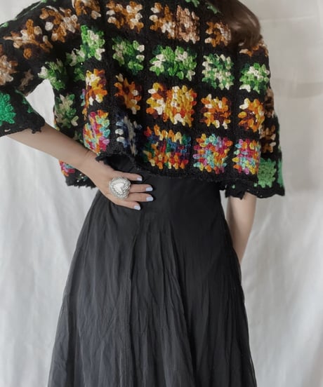 【RE;CIRCLE】 RE Granny Knit Top⑤/211014-005