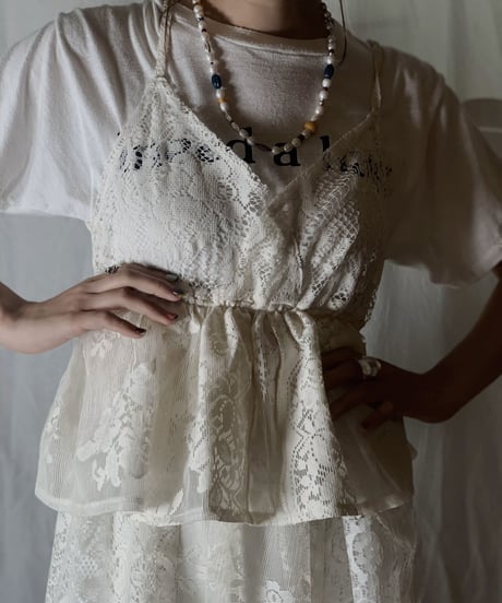 【RE;CIRCLE】 RE Lace N/S One-piece③/210714-006