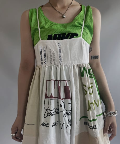 【RE;CIRCLE】RE Eco-Friendly Bag Camisole Long One-piece / 230727-019