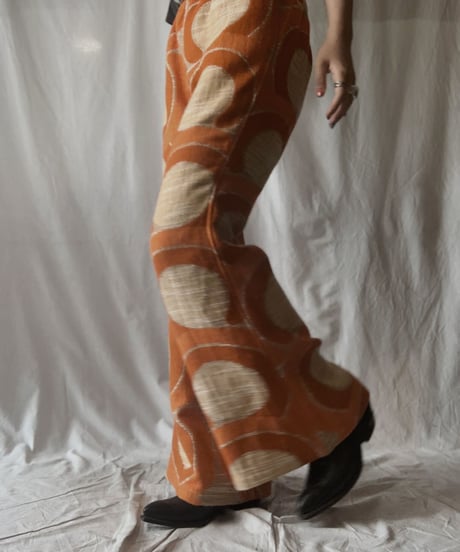 【RE;CIRCLE】 RE Antique Curtain Flare Pants③/ 210703-005