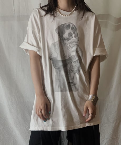 【USED】S/S T-shirt DOG⑩/210604-023