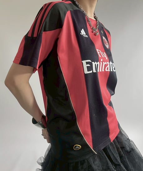 【USED】 10~11's adidas AC Milan Soccer Shirt/ 250607-027