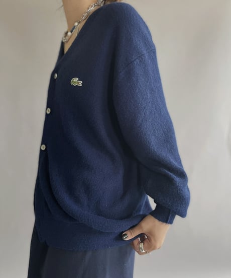 【USED】  IZOD Lacoste Acrylic Knit Cardigan / 240113-010