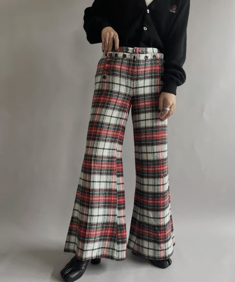 【USED】  Checked Pants / 221008-007