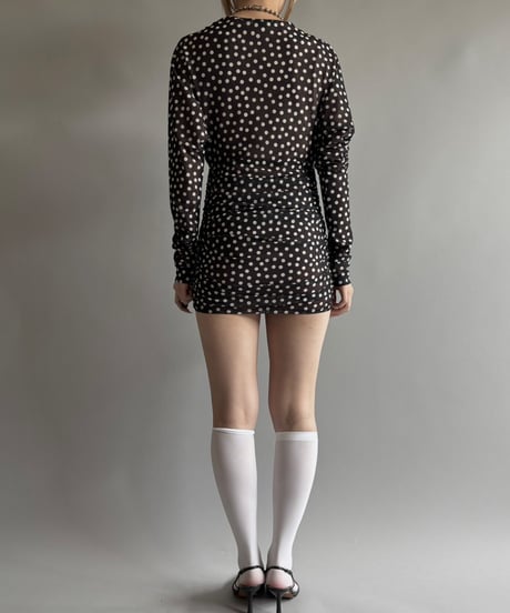 【USED】Dot pattern design top/250920-033