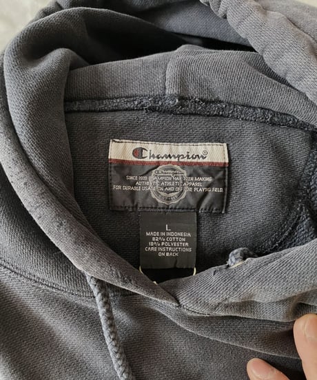 【USED】  Champion Reverse Weave Hoodie MASSACHUSETTS/210902-043