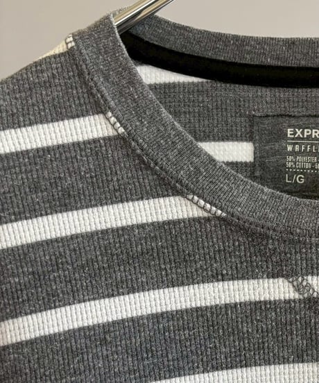 【USED】 Border Pattern Thermal Top / 260613-003